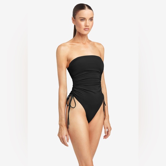 ROBIN PICCONE AUBREY BANDEAU ONE PIECE, Size 12, $176 - Picture 1 of 11